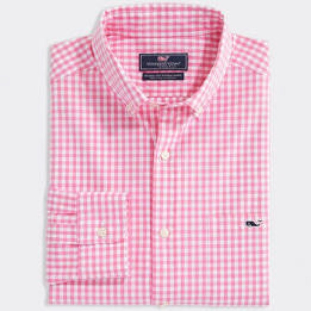 Vineyard Vines Checkered Button Down - image 1